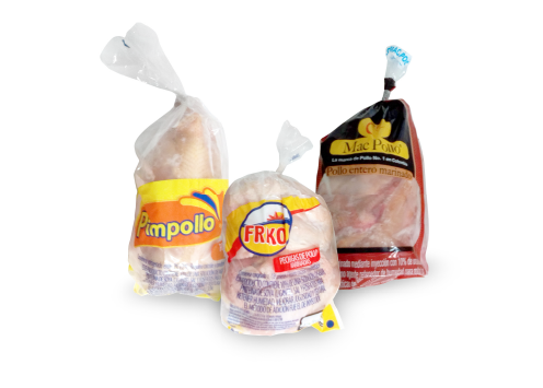 Congelados y frisados; bolsa para proteína animal, productos agroindustriales