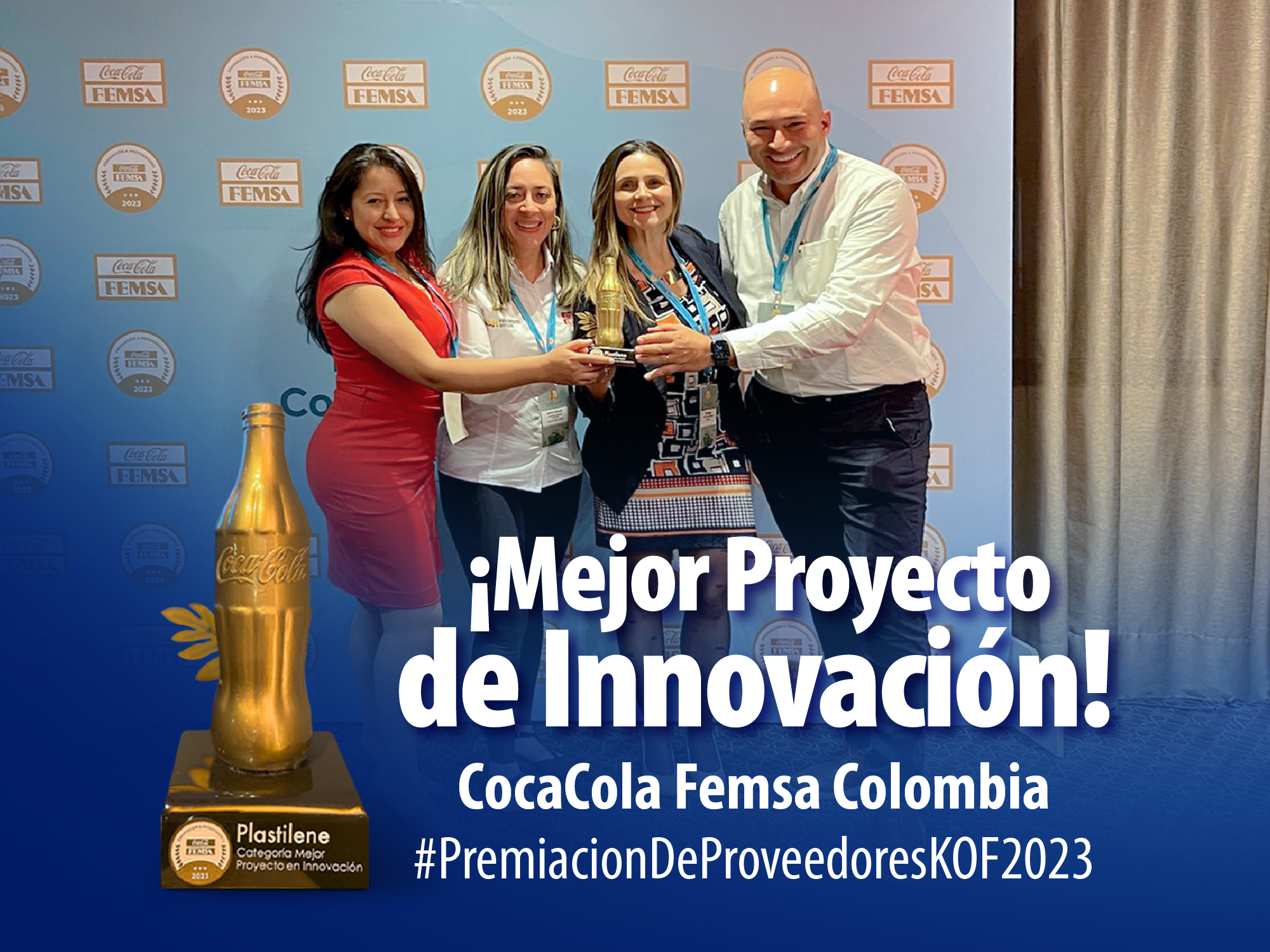 ¡Nos ganamos el premio CocaCola en innovación!
