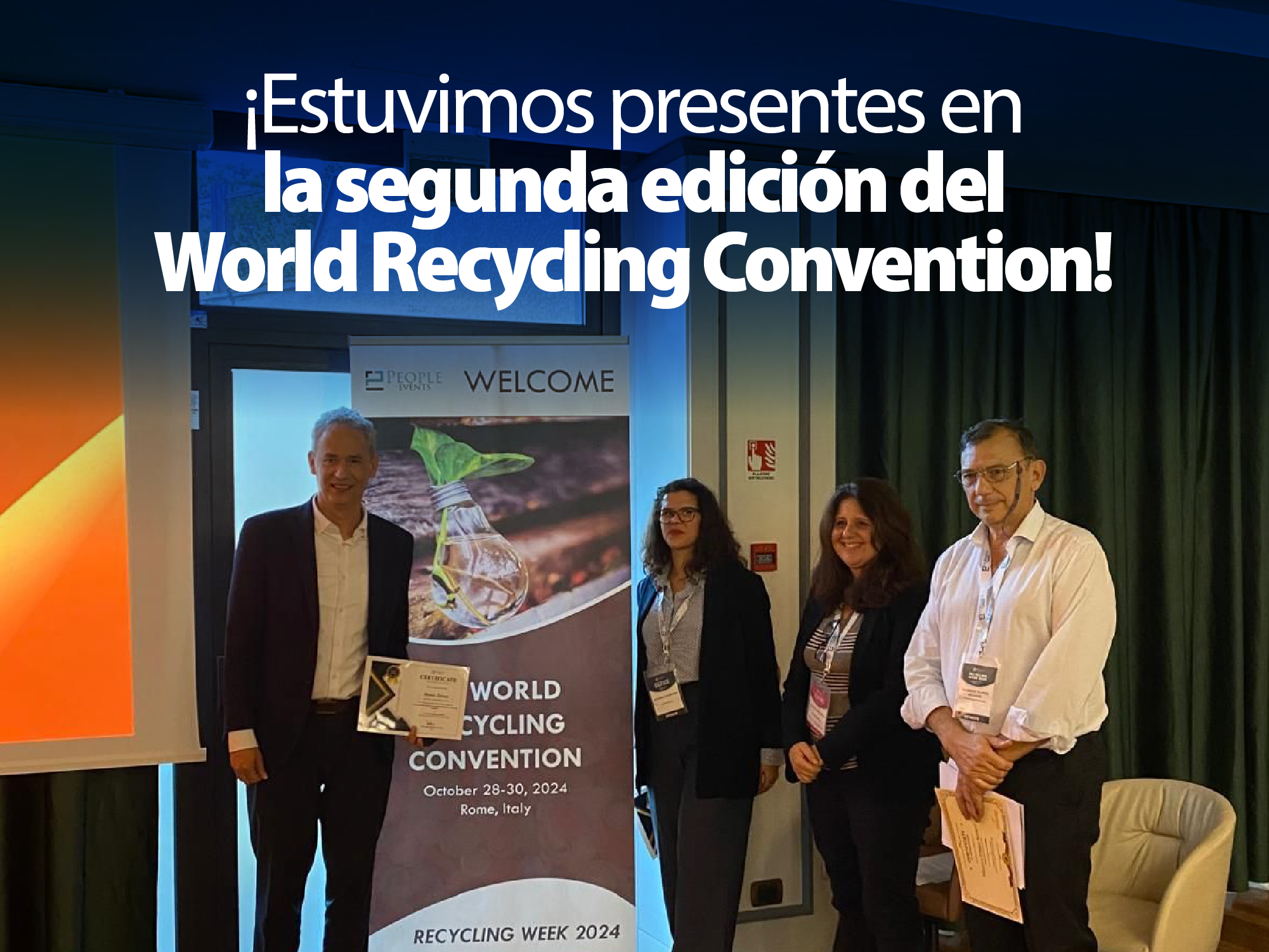 Colombia se posiciona como un líder de la economía circular de los plásticos en la World Recycling Convention 2024